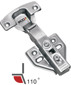 SS304 SLOW MOTION HINGE WITH FOUR HOLE MOUNTING PLATE For Door Thickness 16 -19 mm