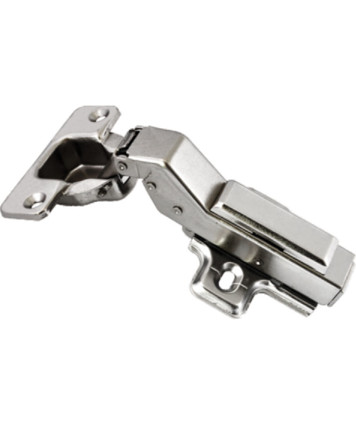 30° CROSS CORNER SLOW MOTION HINGE With Mounting Plate For Door Thickness 16 -19 mm