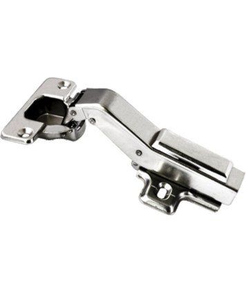 45° CROSS CORNER SLOW MOTION HINGE With Mounting Plate For Door Thickness 16 -19 mm