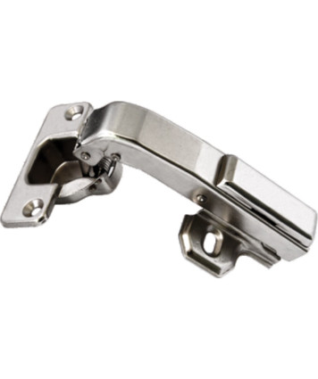 90° CROSS CORNER SLOW MOTION HINGE With Mounting Plate For Door Thickness 16 -19 mm