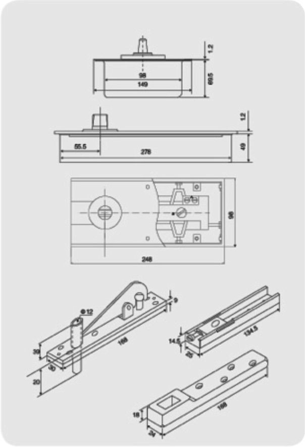 Buy Single Spring Floor Machine 80 Kg capacity Online at Best Price