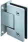 Wall to Glass 90° Shower Hinge - 2 SP