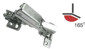 HEAVY 165° SLOW MOTION HINGE CLIP ON With Mounting Plate For Door Thickness 16 -25 mm