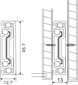 FULL EXT. ZINC BALL BEARING TELESCOPIC SLIDE 45 KG