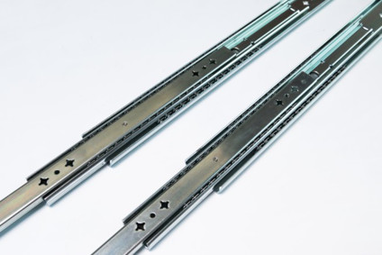 HEAVY FULL EXT. ZINC BALL BEARING TELESCOPIC SLIDE 100 KG