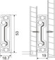 HEAVY FULL EXT. ZINC BALL BEARING TELESCOPIC SLIDE 100 KG