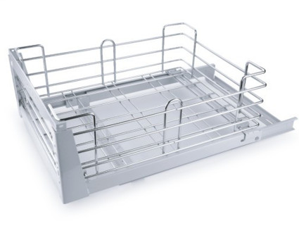 Grain Trolley Wire Basket Stainless Steel