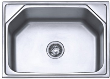 SS202 23x17 inch Anti-Scratch Single Bowl Sink