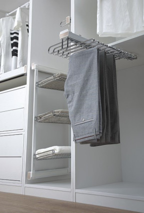 Buy Hanging shelf Pull Out Trouser Rack  70 OFF  Apka interior