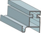 L-Shaped Vertical Gola Profile