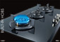 Black Glass Built in Hob Blaze 3-Burner 60 cm